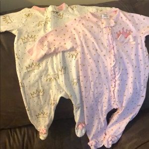 Baby girl princess pajamas